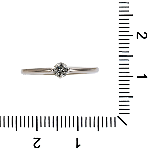 Brillantring, 18K, Weißgold