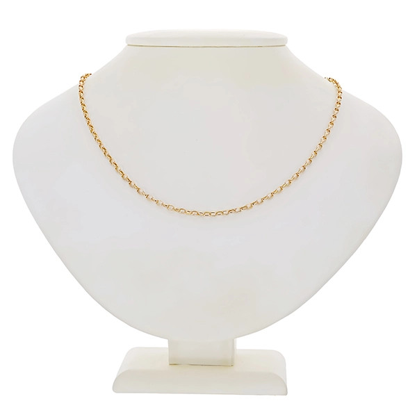 Collierkette, Anker-,  9K, Gelbgold