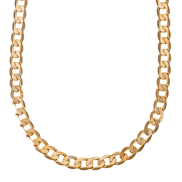 Kette, 14K, Gelbgold, Panzer