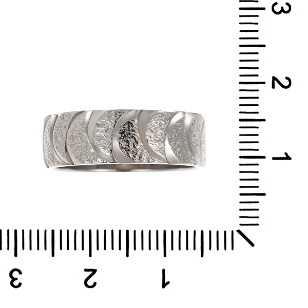Ring, 14K, Weißgold, U62