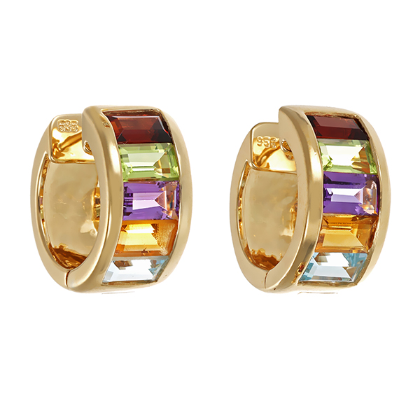 Creolen, 14K, Gelbgold