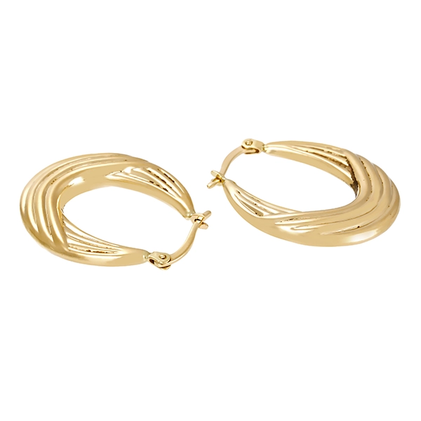 Creolen, 14K, Gelbgold