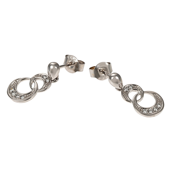 Steckhänger, 14K, Weißgold, Brillant