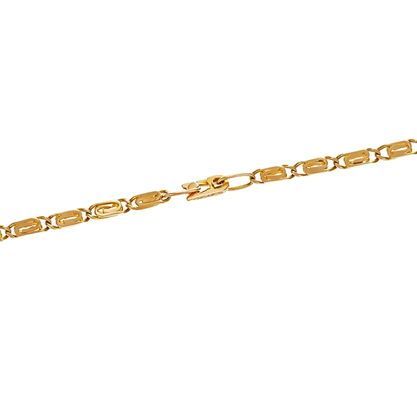 Kette, 14K, Gelbgold, S-Panzer-