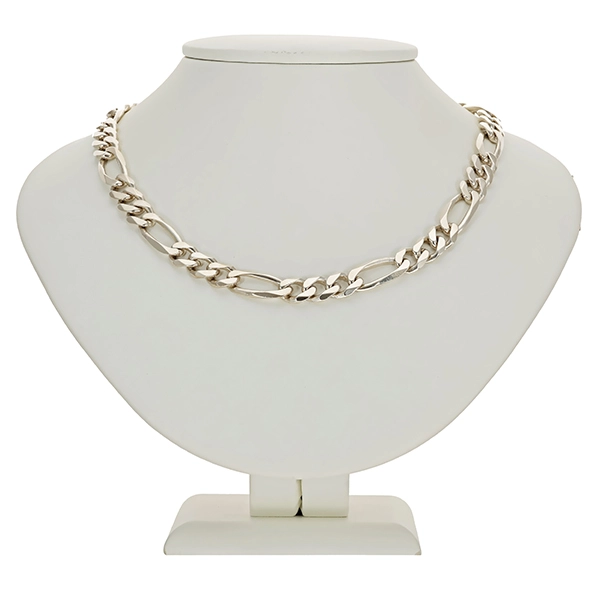 Kette, 925, Silber, Figaro-