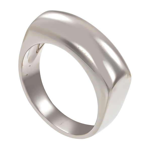 Ring, 18K, Gelbgold rhodiniert