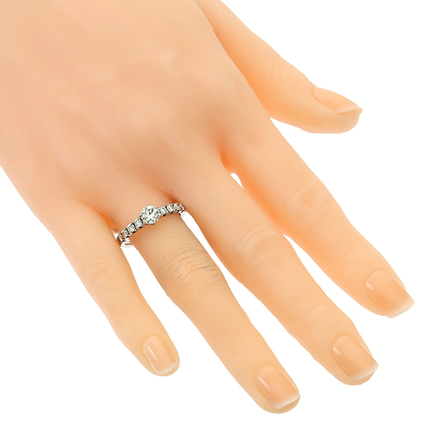Diamantring, 14K, Weißgold, Brillanten