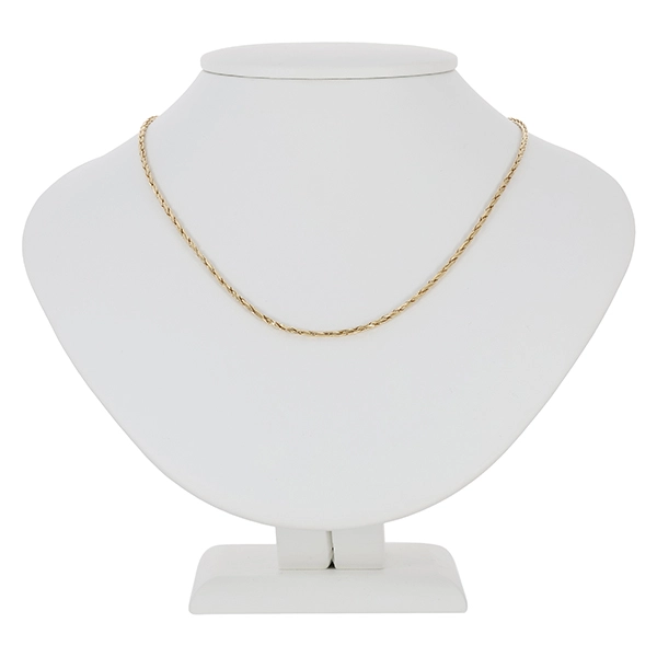 Collierkette, 18K, Gelbgold, Zopf-