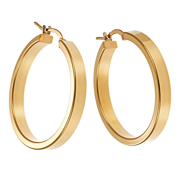 Creolen, 14K, Gelbgold