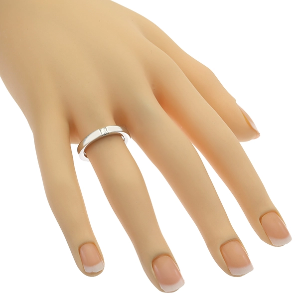 Diamantring, 18K, Weißgold, Diamant 0,12 ct