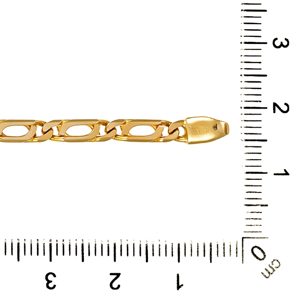 Armband, Pfauenauge, 14K, Gelbgold