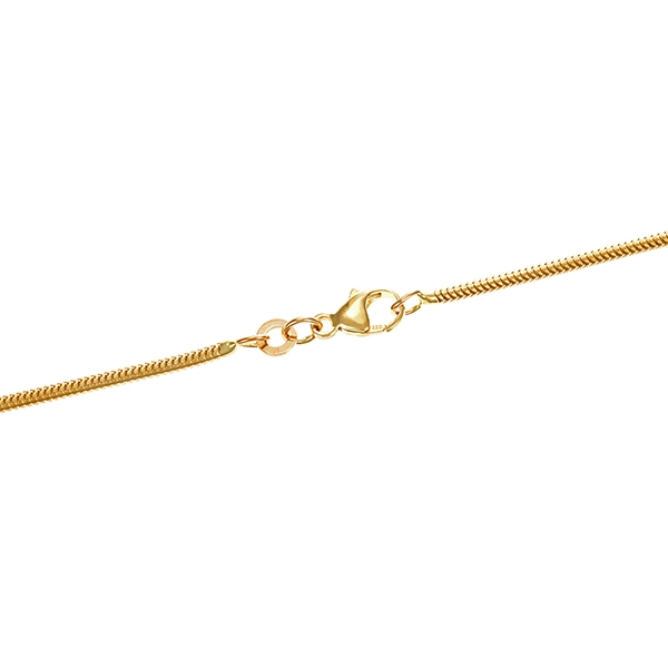 Collierkette, 8K, Gelbgold, Schlangen-