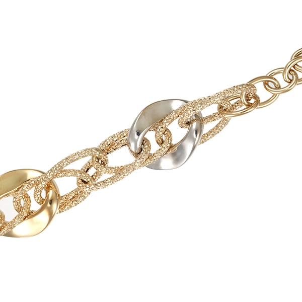 Armband, 14K, Gelb-/Weißgold