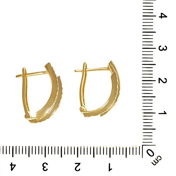 Creolen, 14K, Gelbgold