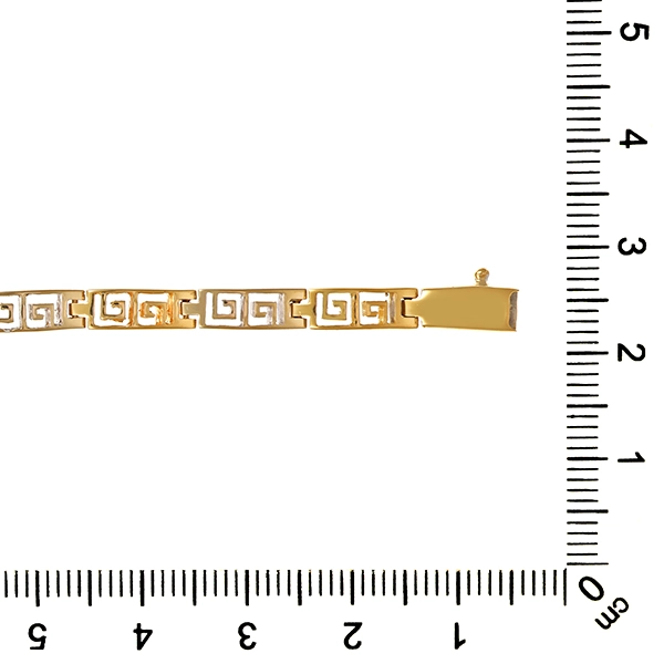 Armband, 18K, Gelb-/Weißgold