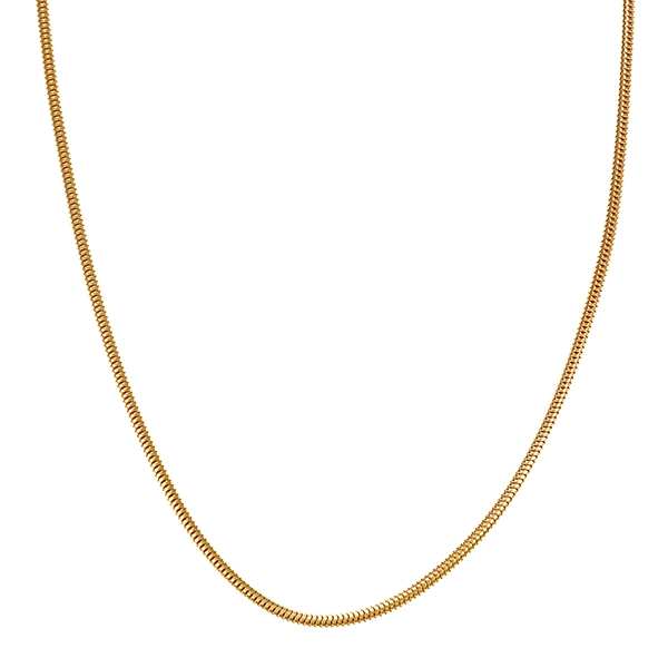Collierkette, 14K, Gelbgold, Schlangen-