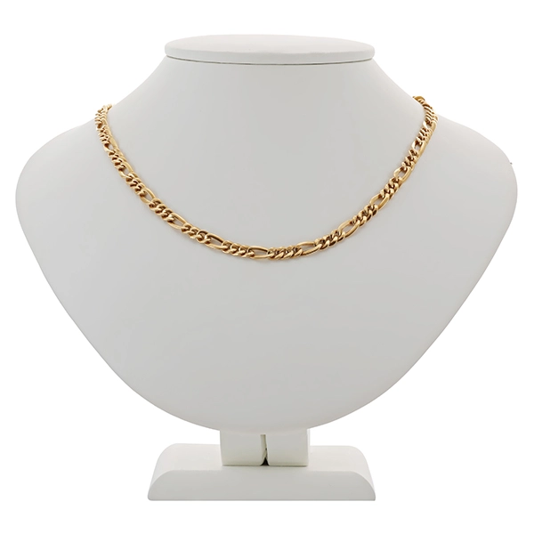 Kette, 14K, Gelbgold, Figaro