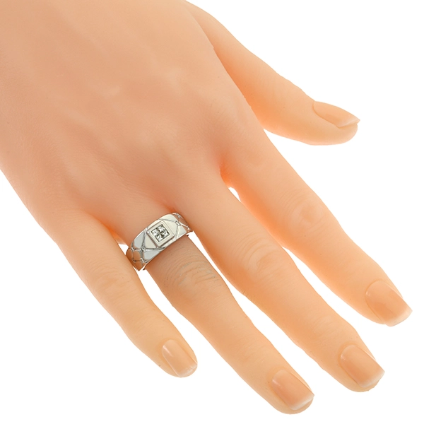 Diamantring, 18K, Weißgold, Brillanten, Diamanten