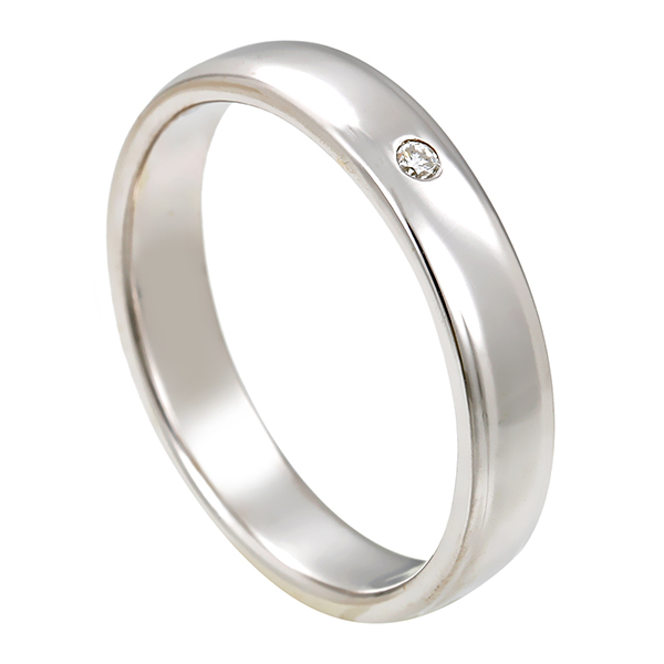 Diamantring, 14K, Weißgold, Brillant