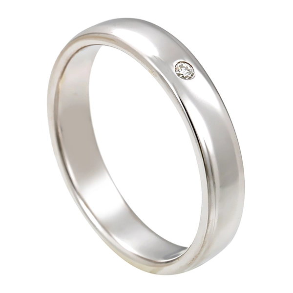 Diamantring, 14K, Weißgold, Brillant