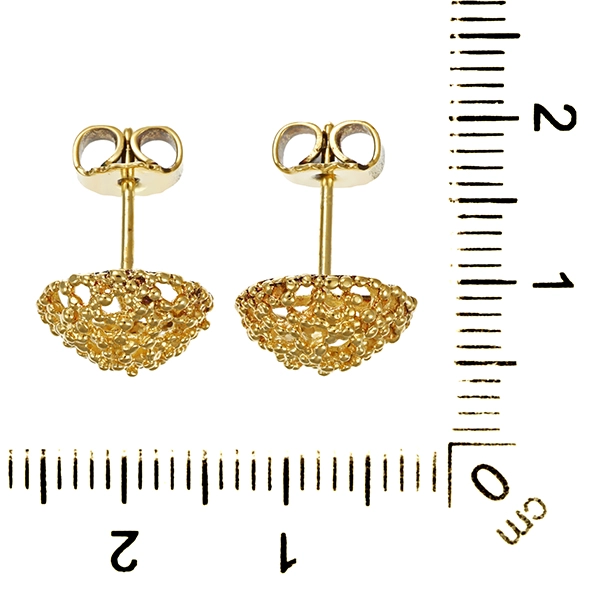 Ohrstecker, 14K, Gelbgold