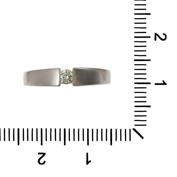 Diamantring, 14K, Weißgold, Brillant
