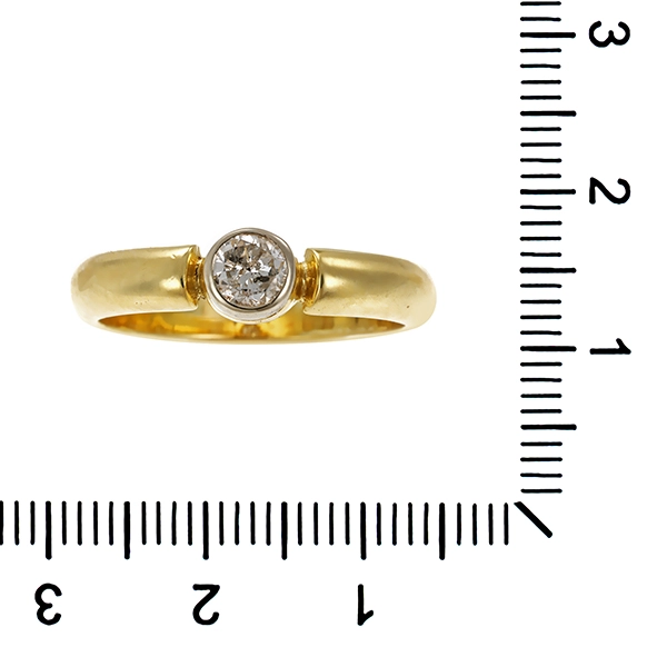 ing, 14K, Gelbgold, Brillant, 0,30ct