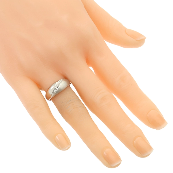 Diamantring, 14K, Weißgold, Diamanten
