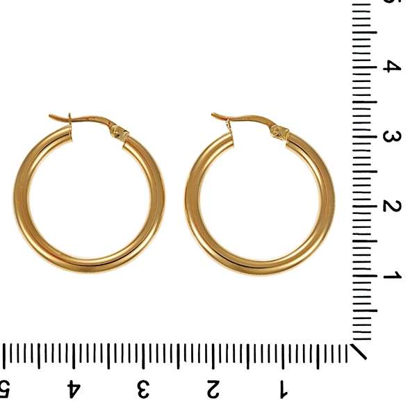 Creolen, 14K, Gelbgold
