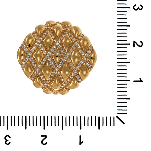 Ring, 14K, Gelbgold, Zirkonia