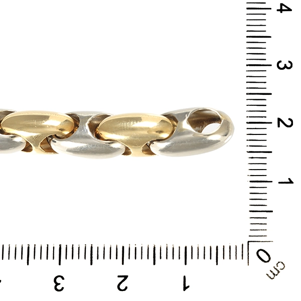 Armband, 18K, Gelb-/Weißgold, Chimento