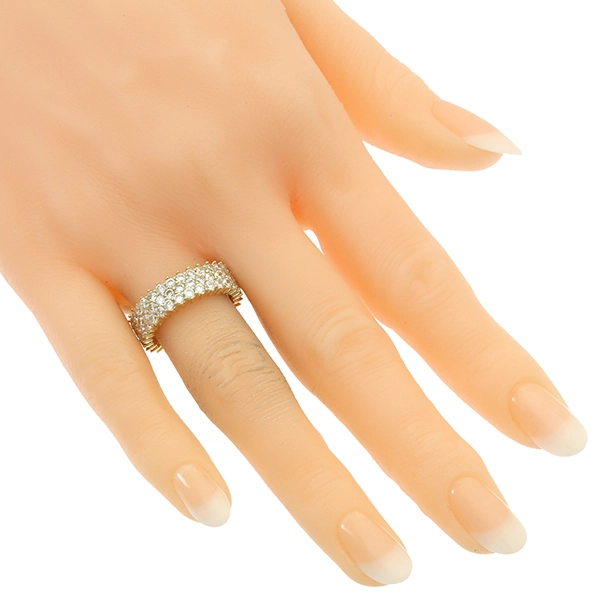 Ring, 8K, Gelbgold, Zirkonia