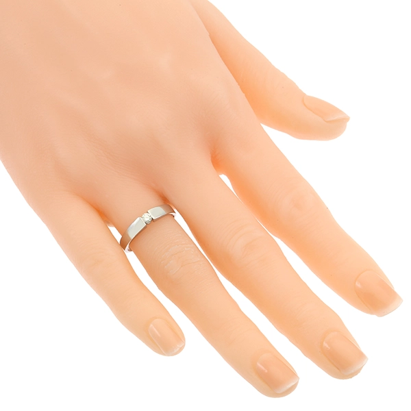 Diamantring, 14K, Weißgold, Brillant, Christ