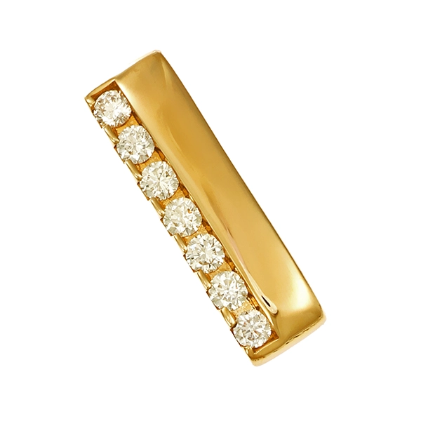 Anhänger, 14K, Gelbgold, Brillanten