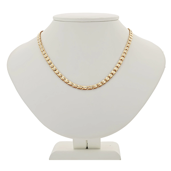 Collier, 14K, Gelb-/Weißgold