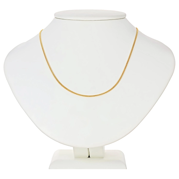 Collierkette , 8K, Gelbgold, Flachpanzer-