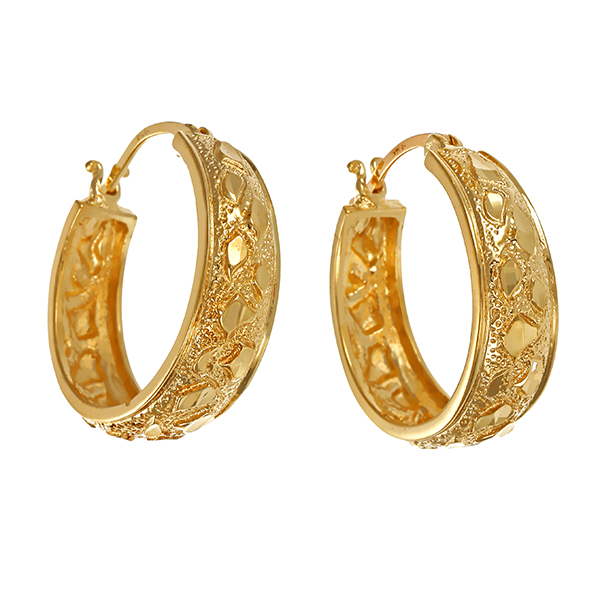 Creolen, 14K, Gelbgold