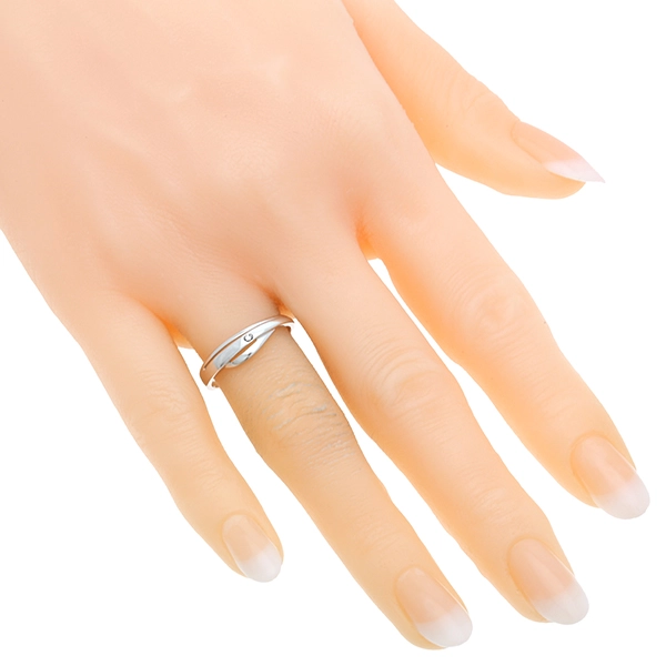 Diamantring, 14K, Weißgold, Brillant