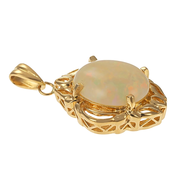 Anhänger, 18K, Gelbgold, Opal