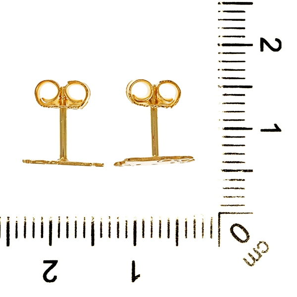 Ohrstecker, 18K, Gelbgold
