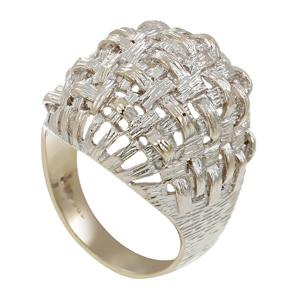 Ring, 14K, Weißgold
