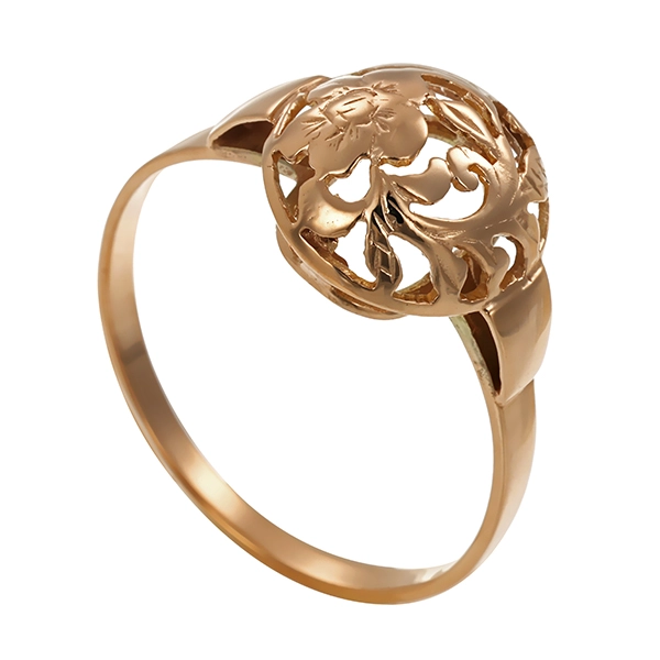 Ring, 8K, Rotgold