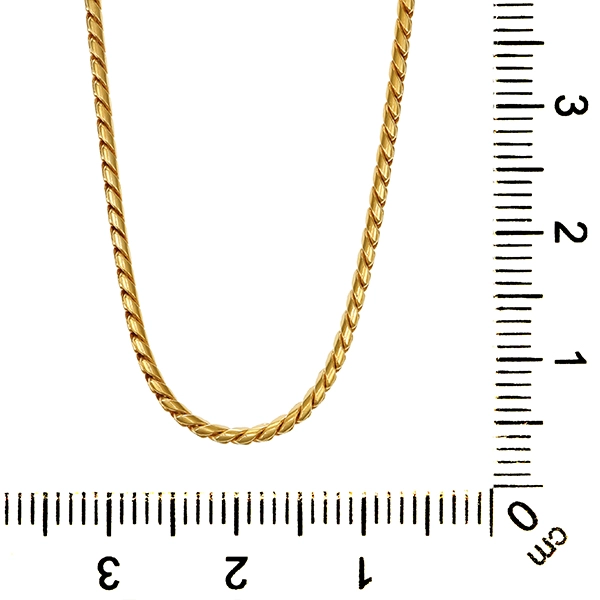 Collierkette, 14K, Gelbgold