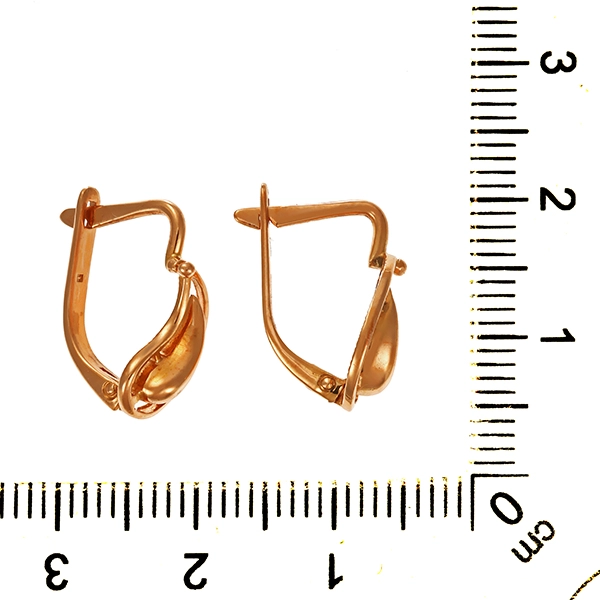 Ohrhänger, 14K, Rotgold