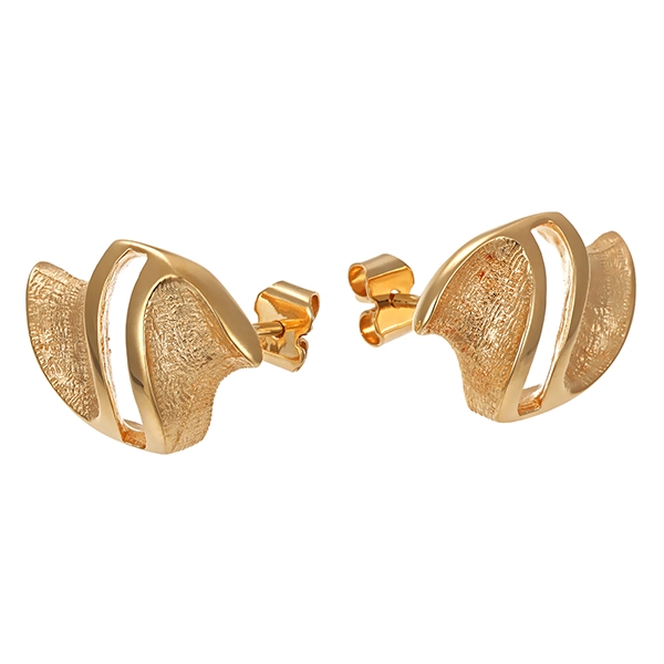 Ohrstecker, 14K, Gelbgold