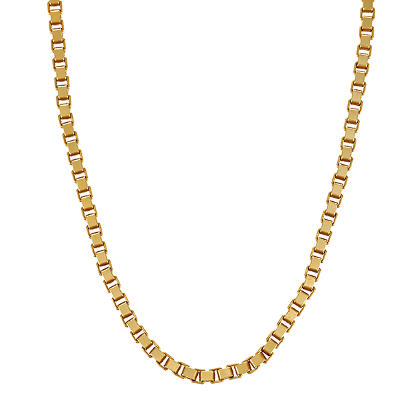 Collierkette, 14K, Gelbgold, Venezianer-
