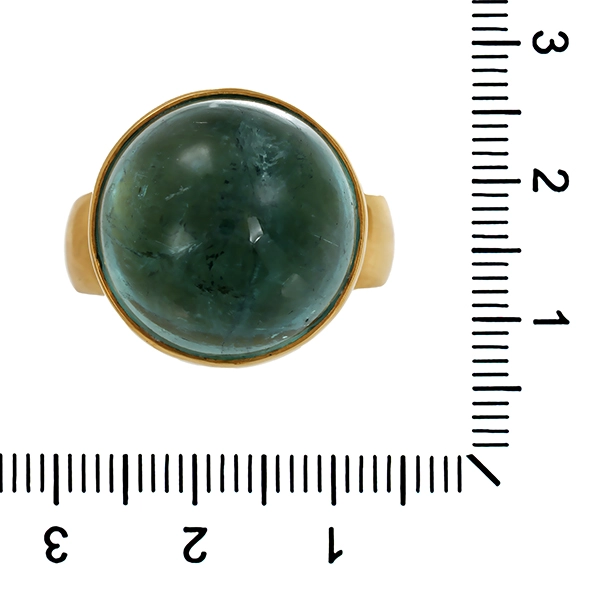 Ring, 14K, Gelbgold, Turmalin