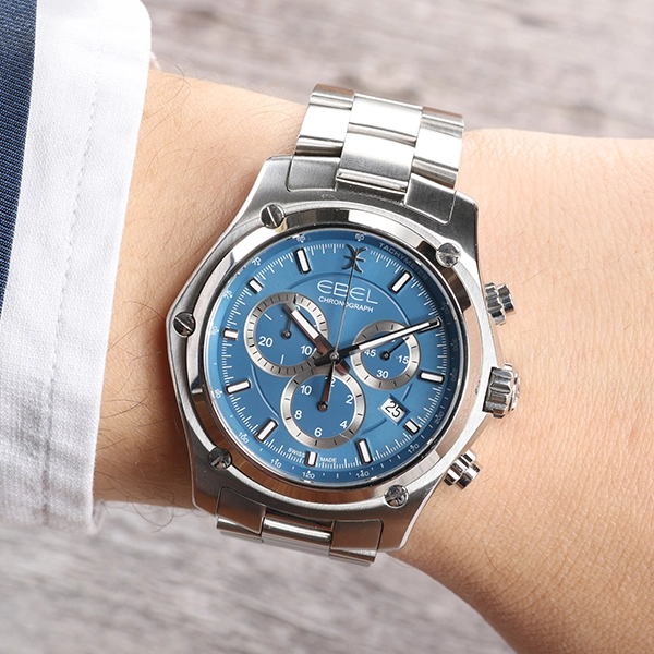Herrenuhr Ebel 'Dicovery' Quartz-Chrono