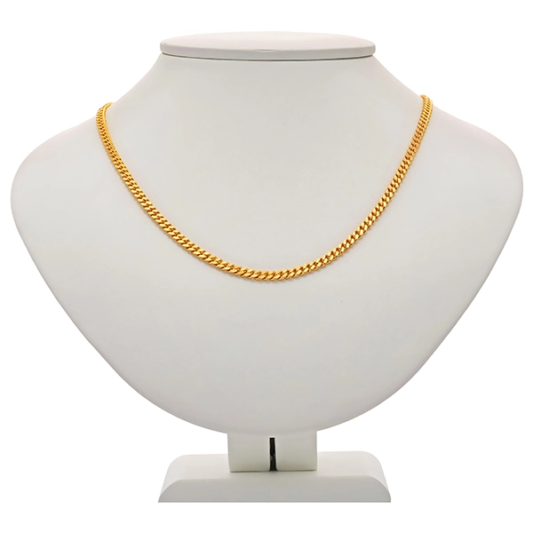 Kette, 18K, Gelbgold, Brillanten, Panzer