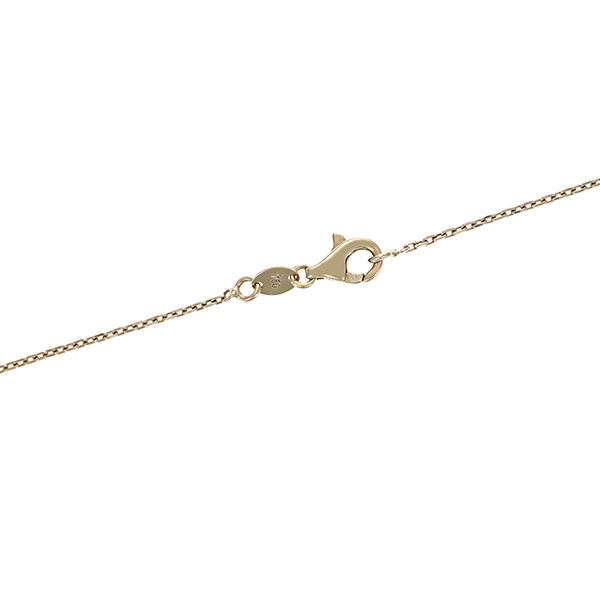 Collier, 18K, Weißgold, Würfel